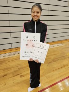 新体操　2年乾さん　新人大会埼玉県予選で優勝！🏆