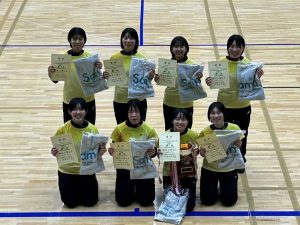 女子ソフトテニス部　ソフトテニスインドア大会埼玉県予選　優勝！🏆