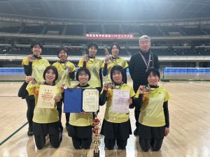 女子ソフトテニス部　第50回関東高等学校選抜大会　第2位🥈